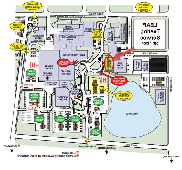 map of Guthrie campus 